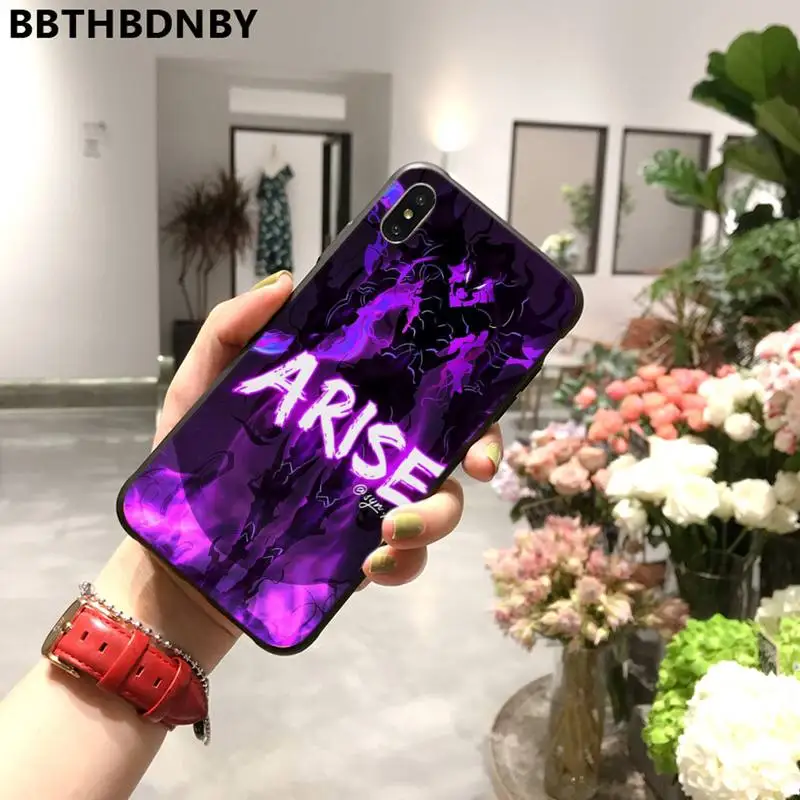 

Solo Leveling Phone Case for iPhone 11 12 mini pro XS MAX 8 7 6 6S Plus X 5S SE 2020 XR