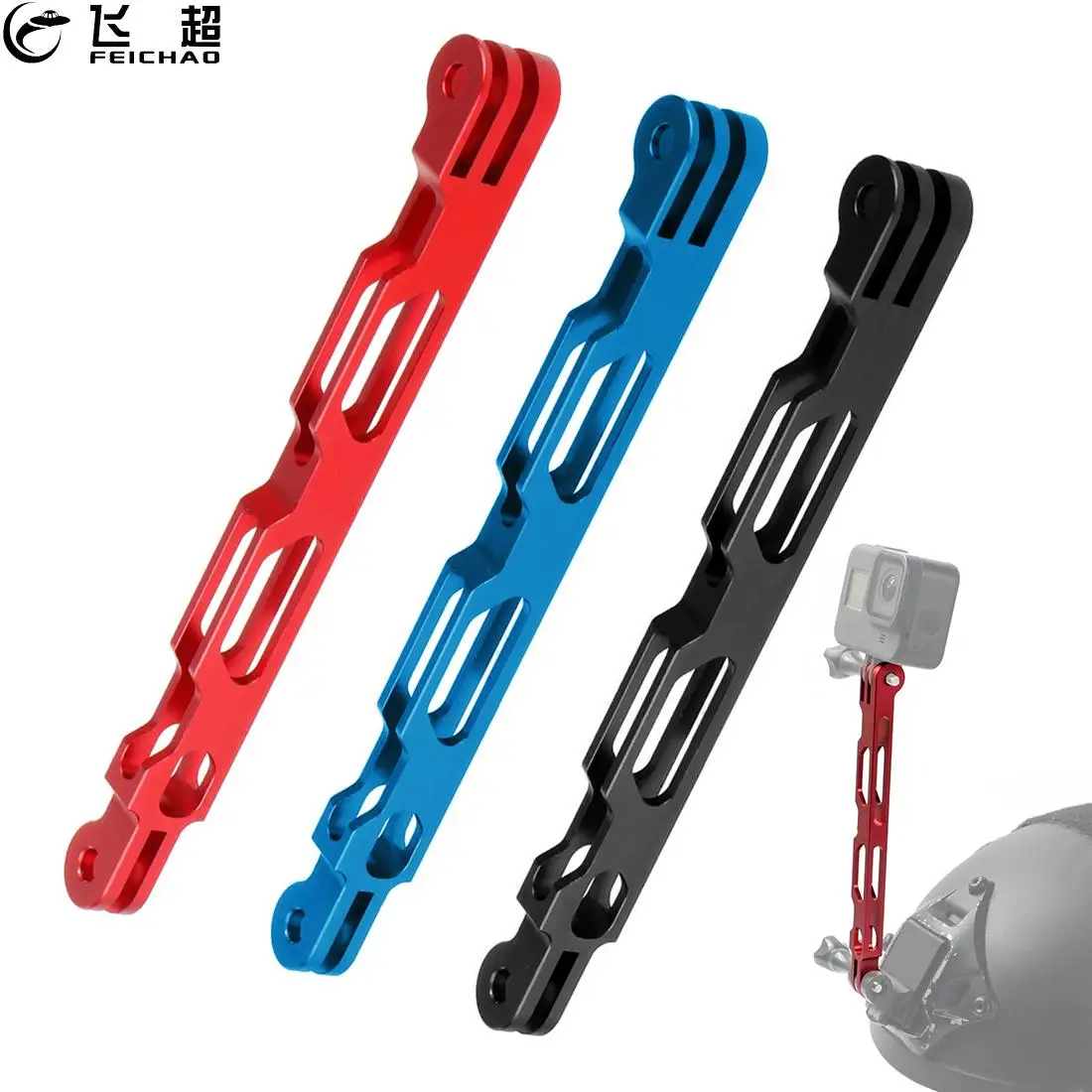 Алюминиевый Тактический держатель для селфи удлинитель Gopro Hero 8 7 6 5 Max экшн камер