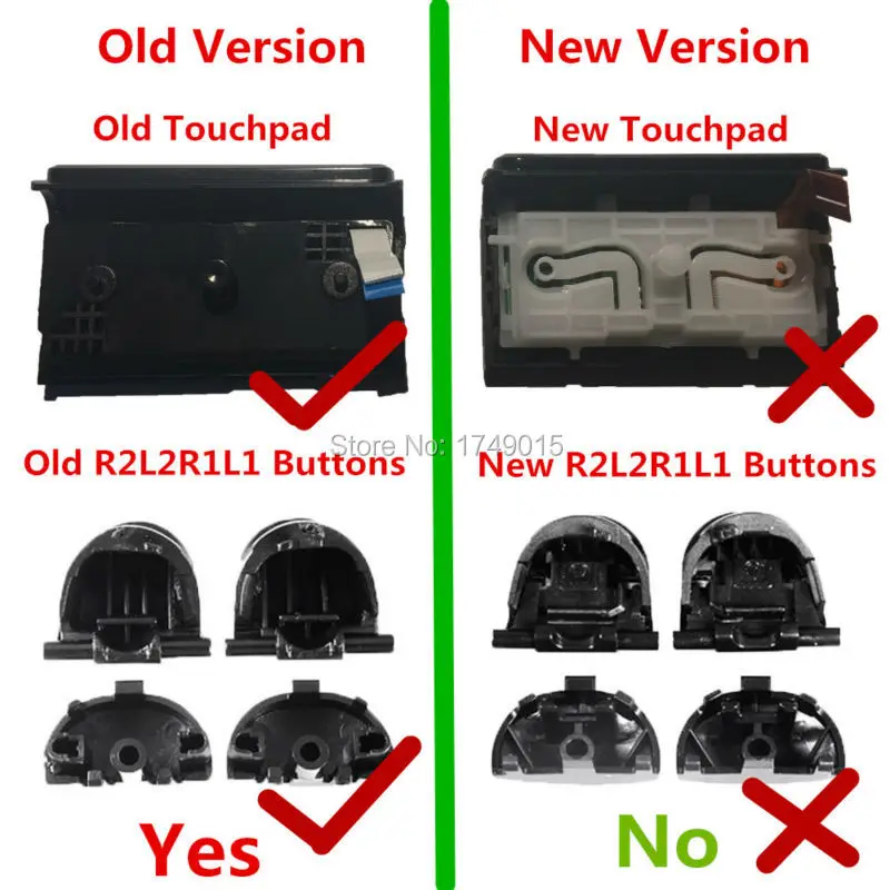 Набор триггеров IVYUEEN для джойстиков R2 L2 R1 L1 Playstation Dualshock 4 PS4 DS4 аксессуары игрового