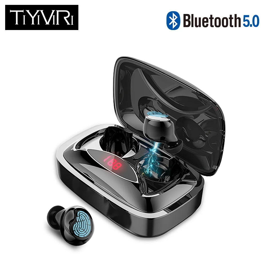 TiYiViRi x29 TWS Bluetooth наушники 6D стерео Беспроводные спортивные с микрофоном handsfree In Ear