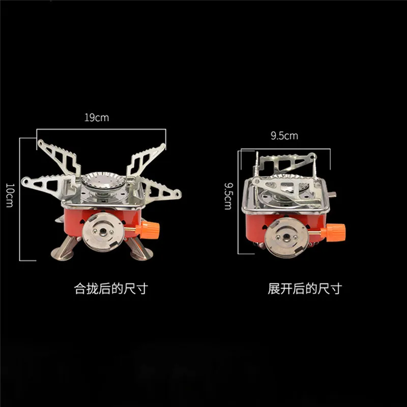 Кемпинговая газовая плита рюкзак с удобным пьезоподжигом прочный портативный горелка необходимый для пикника на открытом воздухе.
