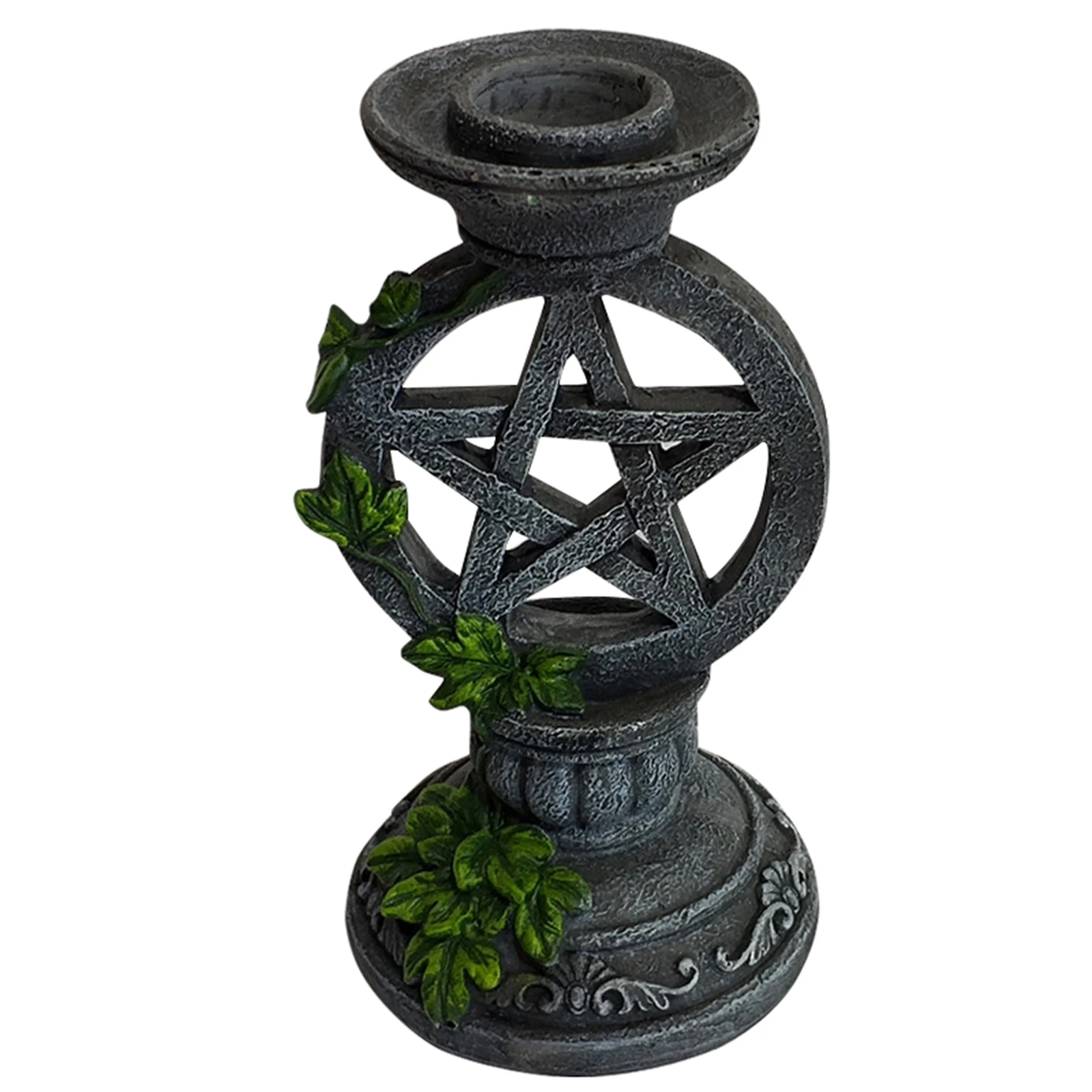 

Astrology Pentagram Candlestick Fun Desktop Candlestick Stand Candle Holder for Home Decor Divination Ceremony HFD889