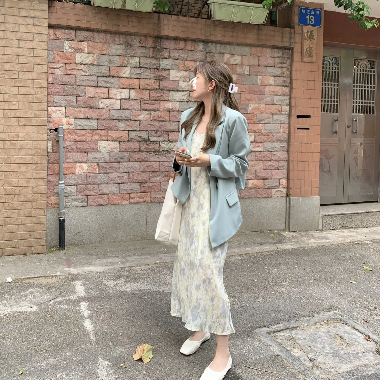 Женский блейзер HziriP светильник-зеленый однотонный весна 2021 г. горячая распродажа