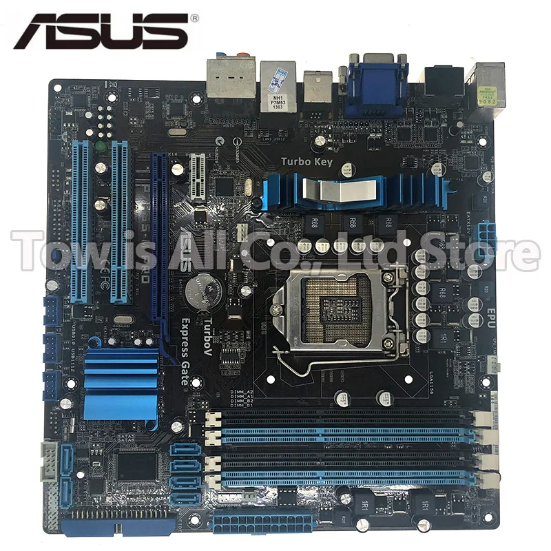 

ASUS P7H55-M PRO original motherboard LGA 1156 DDR3 for i3 i5 i7 cpu 16GB USB2.0 H55 USED Desktop motherboard SALES pc