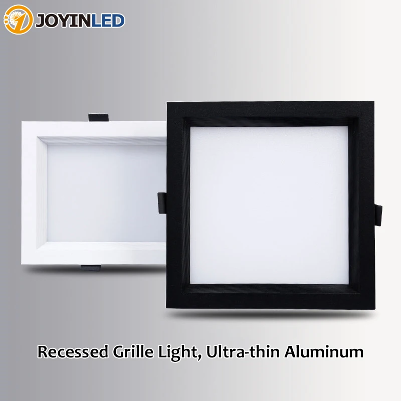 

Factory Price Grille Downlight Bold 15x15cm Grid Light Led Ceiling Light Recessed Open Hole 10x10cm Rectangular Light For Aisle