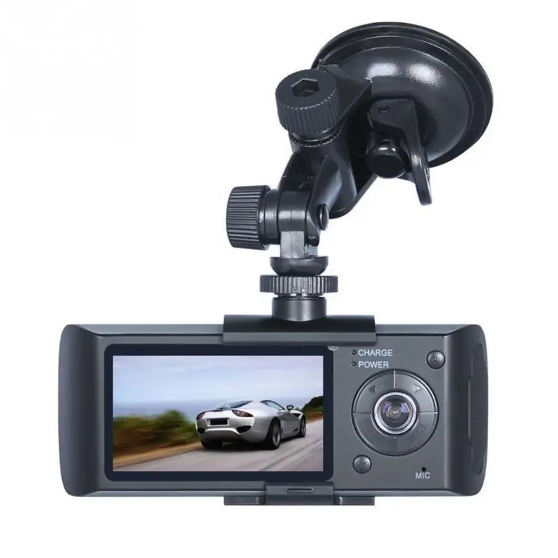 Автомобильный видеорегистратор R300 с GPS и 3D G-сенсором ЖК-камера X3000 циклической