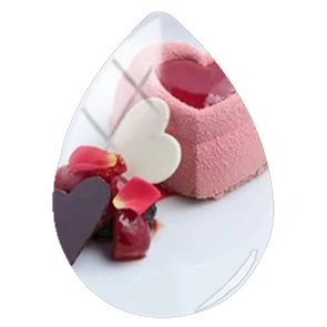 TAFREE Cake Pattern Jewelry Dessert Paintings Tear Drop Cabochon Handmade Glass Cabochons Gifts Women s/lot | Украшения и