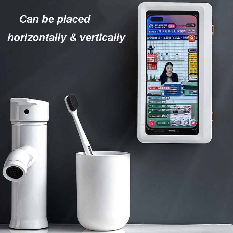 Настенный держатель для телефона водонепроницаемый Душ чехол Iphone Samsung хэндс-фри