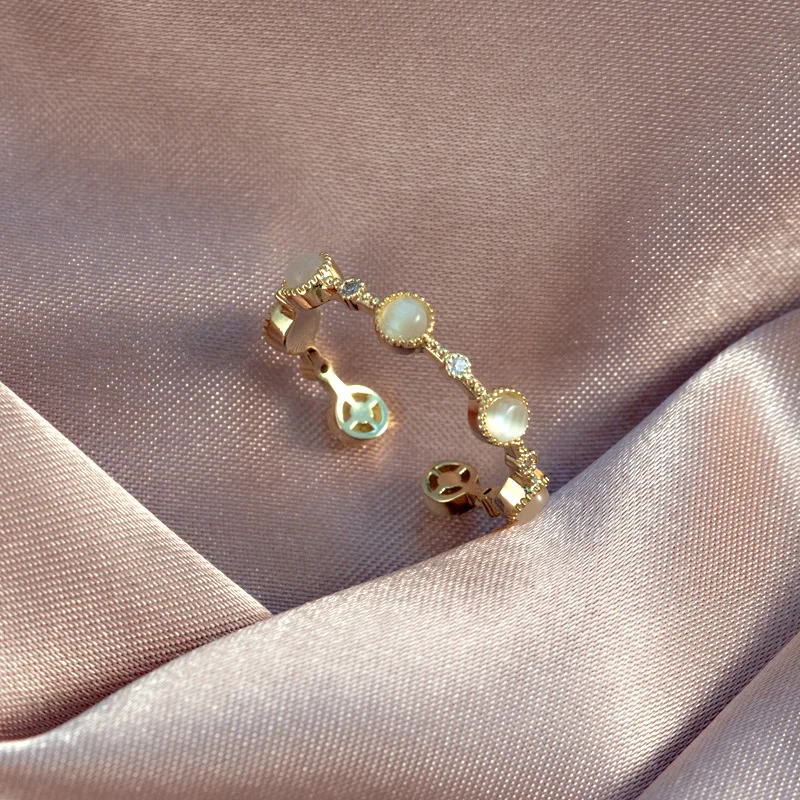 YIZIZAI винтажные летние кольца с изображением сказочных друзей кошачьих глаз