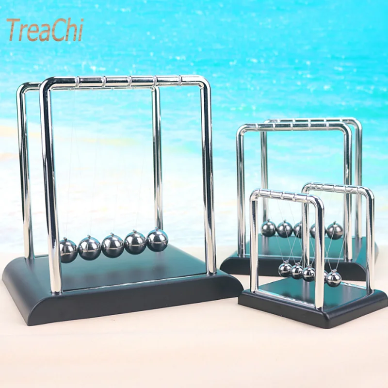 Квадратное дно Ньютона качели бильярдный сенсорный шар из нержавеющей стали