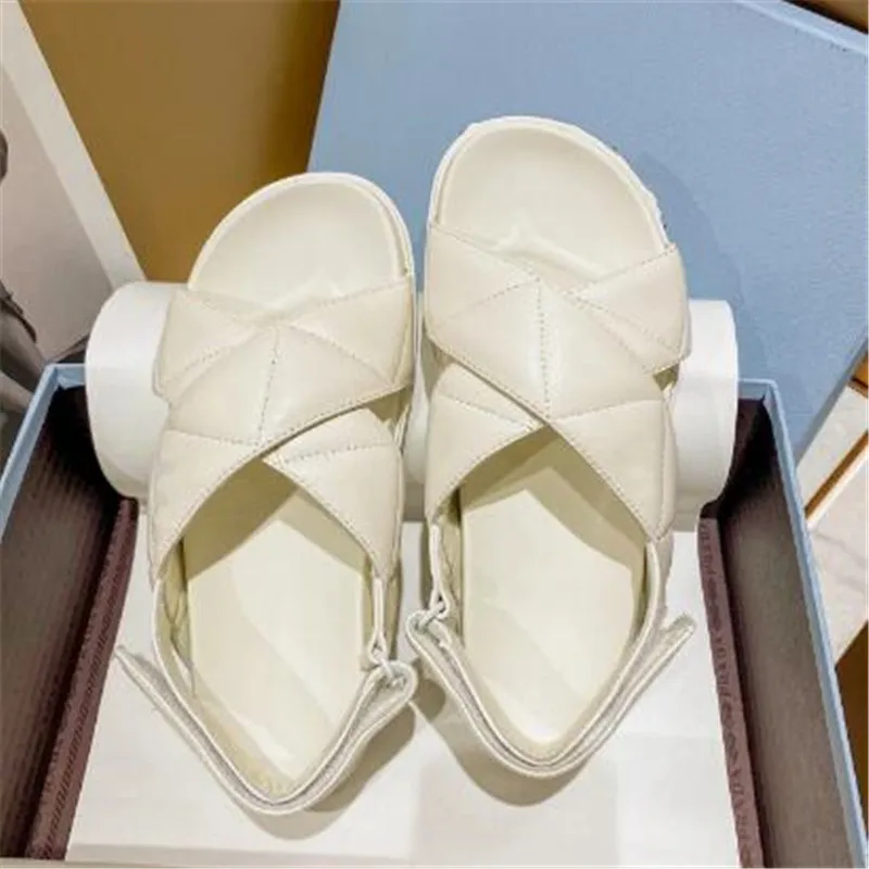 

White Leather Women Sandals Concise Woman Shoes Fashion New Shoes Zapatos Mujer Ladies Shoes New Women Sandals New Female Shoes