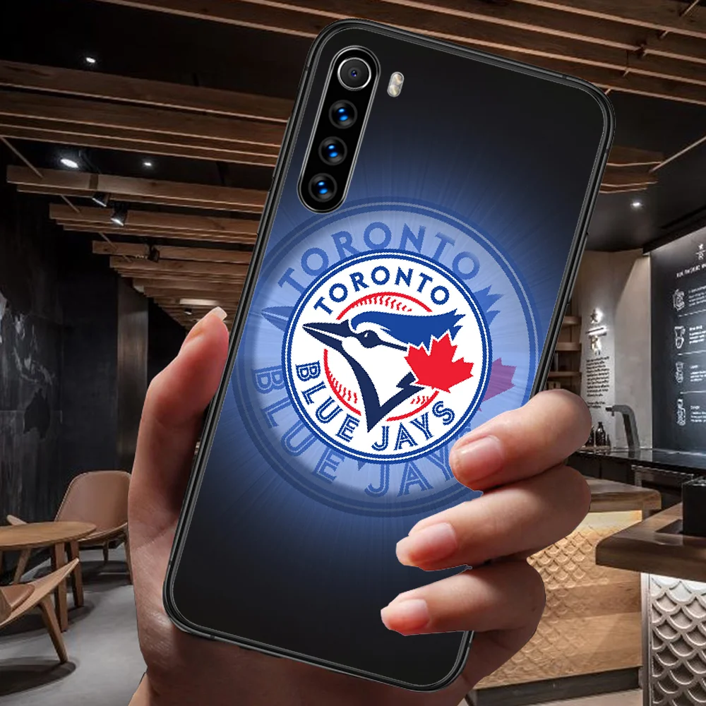 

Toronto Blue Jays Phone Case For Xiaomi Redmi Note 7 8 8T 9 9S 4X 7 7A 9A K30 Pro Ultra black Bumper Painting Coque Tpu Back