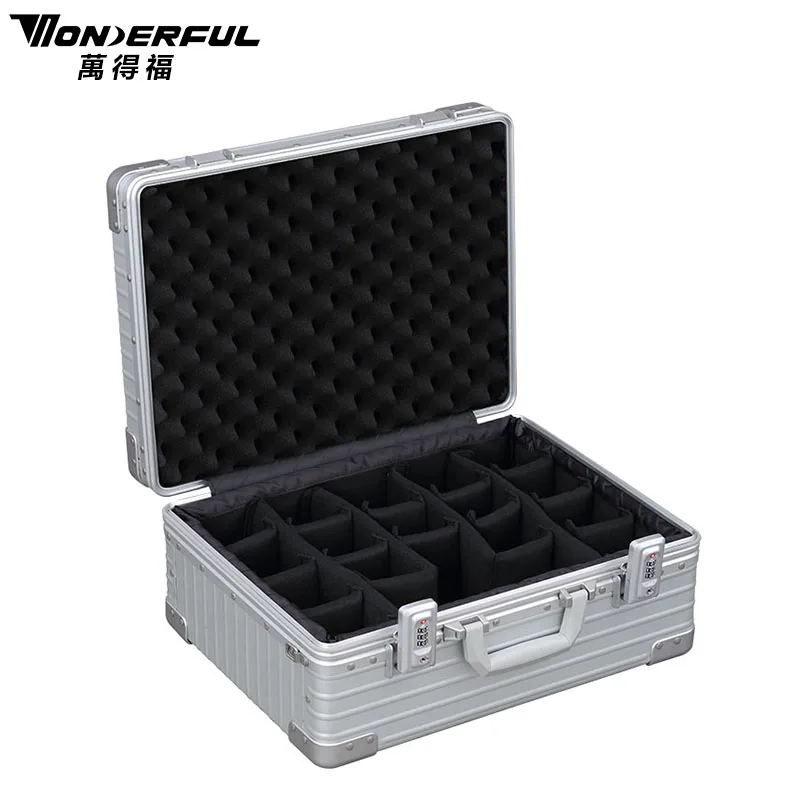 

Wonderful magnesium alloy SLR camera lens equipment instrument tool equipment suitcase