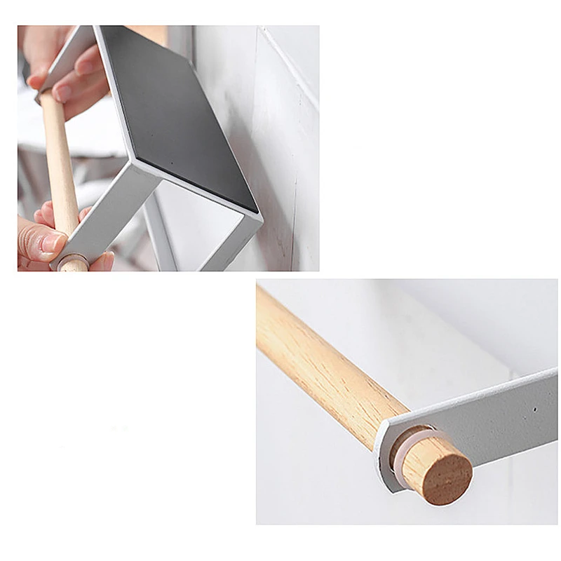 

Multifunctional umbrella storage rack wall-mounted storage rack bathroom metal accessories living room magnet type storage rack