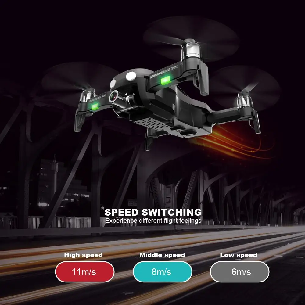 Дрон F8 с GPS и HD-камерой 4K складной бесщеточный Квадрокоптер двумя осями