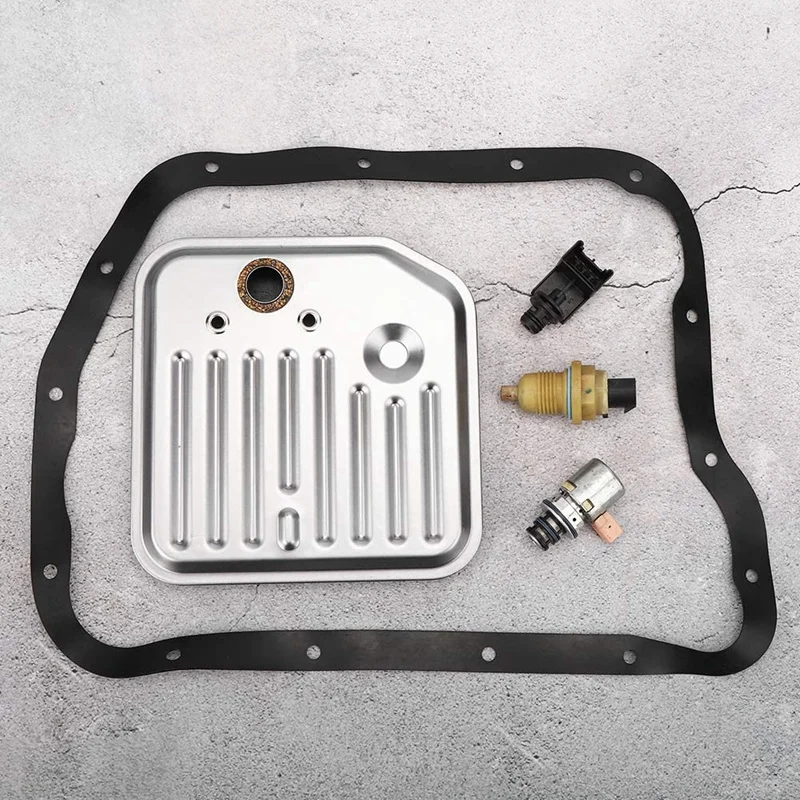 

Transmission Solenoid Set Governor Pressure Sensor Filter Kit 46RE/47RE/48RE Fit for DAKOTA 5.9L 46RE A518