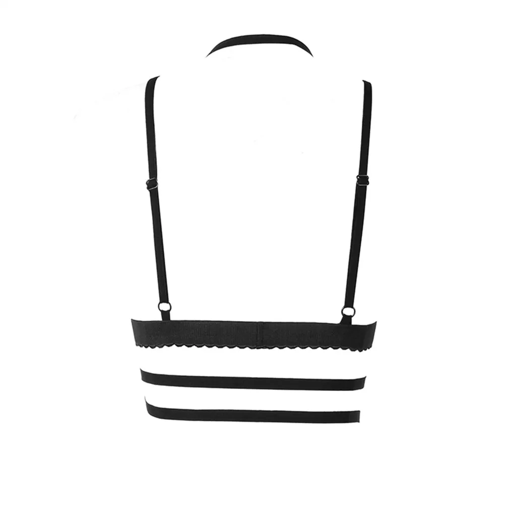 

Womail underwear women's underwear Lace bralette Hollow Out Elastic Cage Bra Bandage Strappy Halter Vest Bustier Top women bra