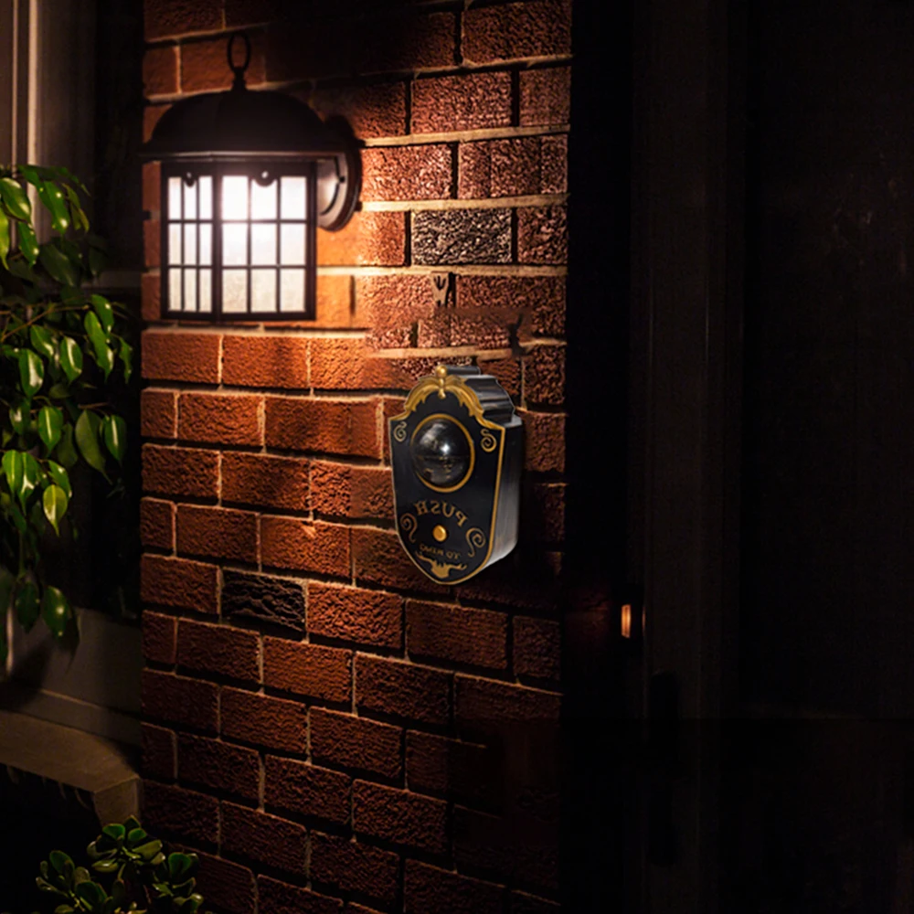 Дверной звонок на Хэллоуин привидение волшебное зеркало светящийся кулон