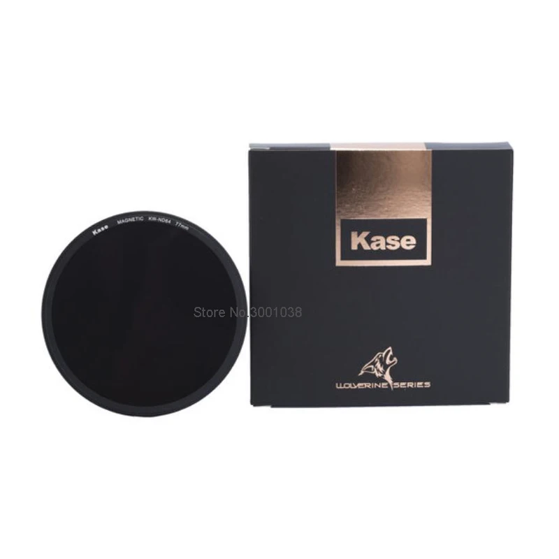 

Kase Wolverine 77mm Magnetic ND64 Solid Neutral Density 1.8 Filter with 77mm Front Filter Threads (6-Stop)