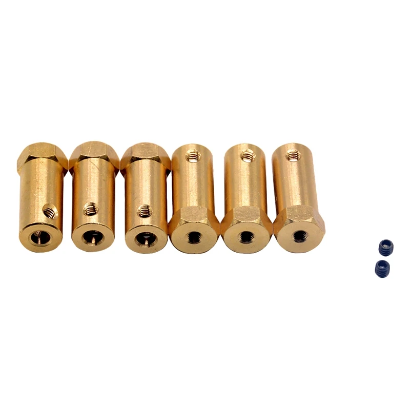 10 шт. шестиугольная латунная длина муфты 30 мм шестигранный разъем робот