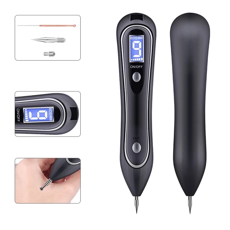 Ручка плазменная 9 уровней с ЖК-дисплеем для удаления темных точек устройство