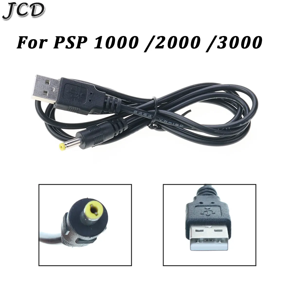 JCD 1 2 м 5 в USB A к зарядному кабелю постоянного тока зарядный шнур для Sony PSP 1000/2000/3000