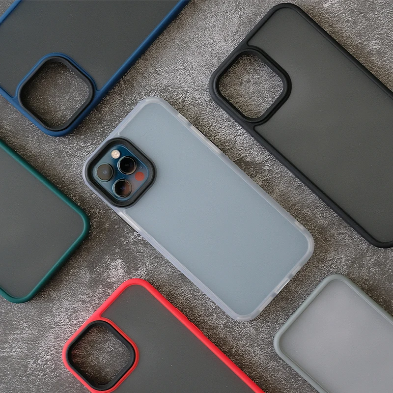 

B27 silicon phone case for iphone12promax durable pure color protective back case