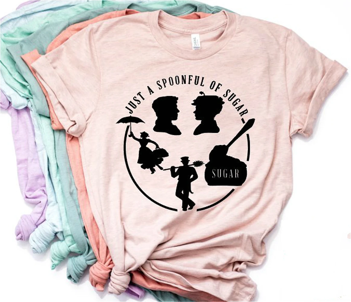 Новинка 2019 женская футболка с ложкой сахара практически идеальная во всех