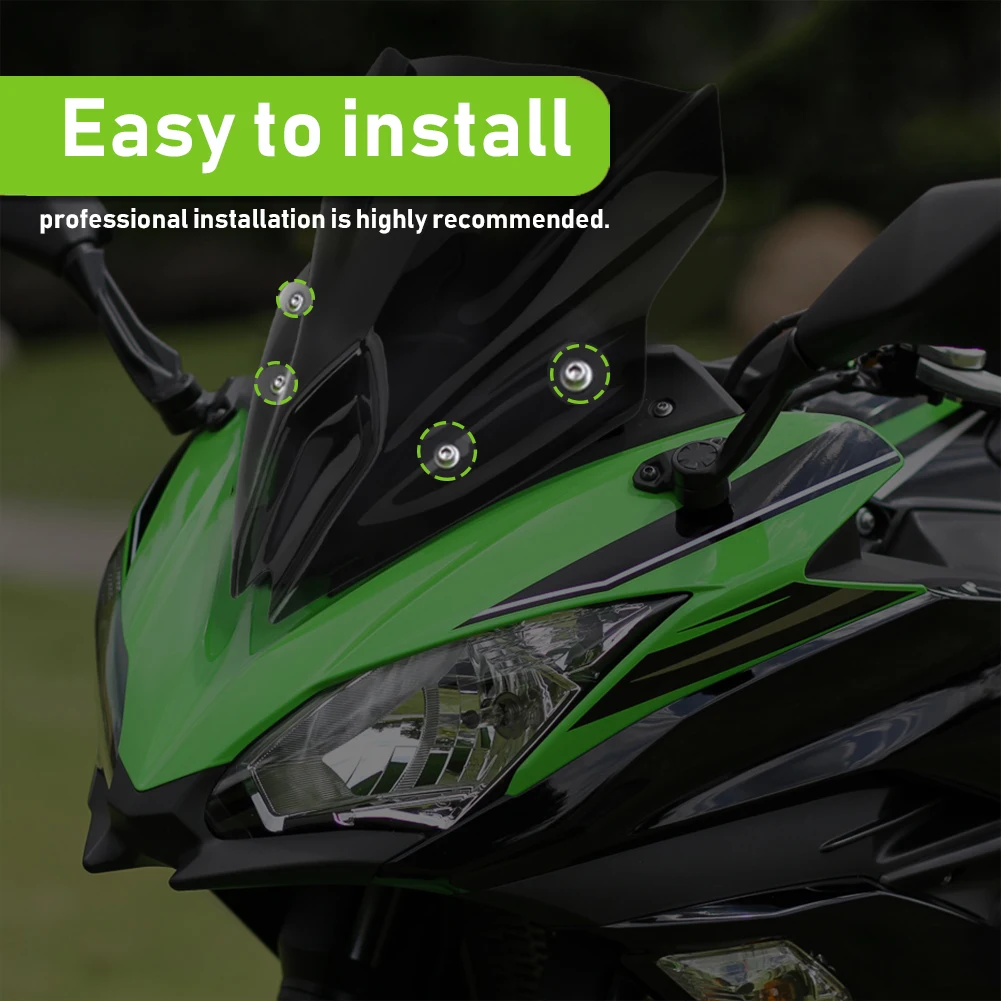 Ветровой дефлектор ветрового стекла для Kawasaki NINJA 650 EX650 ER6F Ninja650 2017 2018 2019 Ninja