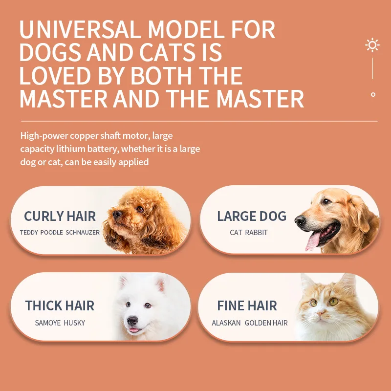 Электрическая бритва для собак машинка стрижки шерсти домашних животных Тедди