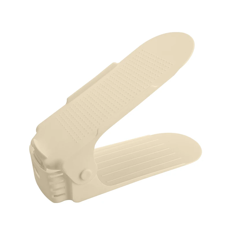 8PCS---Light Yellow 8 шт. Adjustab двойной органайзер для обуви современный чистящий стеллаж хранение обуви пластиковые органайзеры для гостиной обуви обувной ящик Подставка Полка - Цвет: 8PCS---Light Yellow
