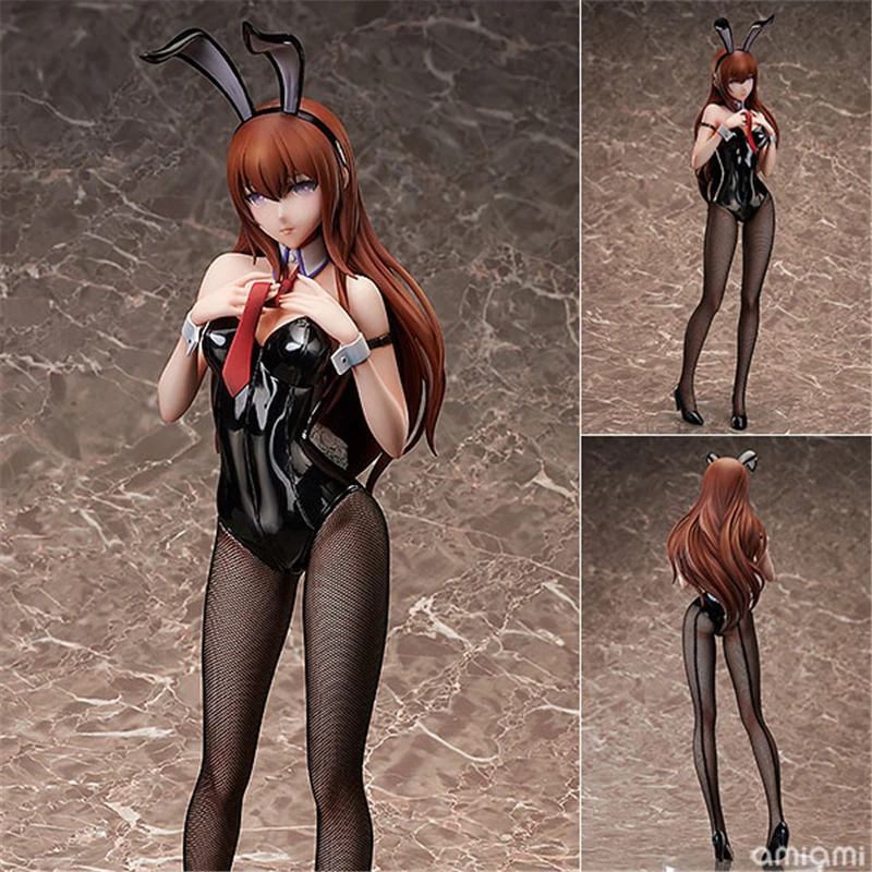 

B-STYLE аниме Steins Gate Makise Kurisu Bunny Ver. Коллекционная экшн-фигурка из ПВХ 1/4, привлекательные игрушки для девочек, игровая статуя, кукла, подарки