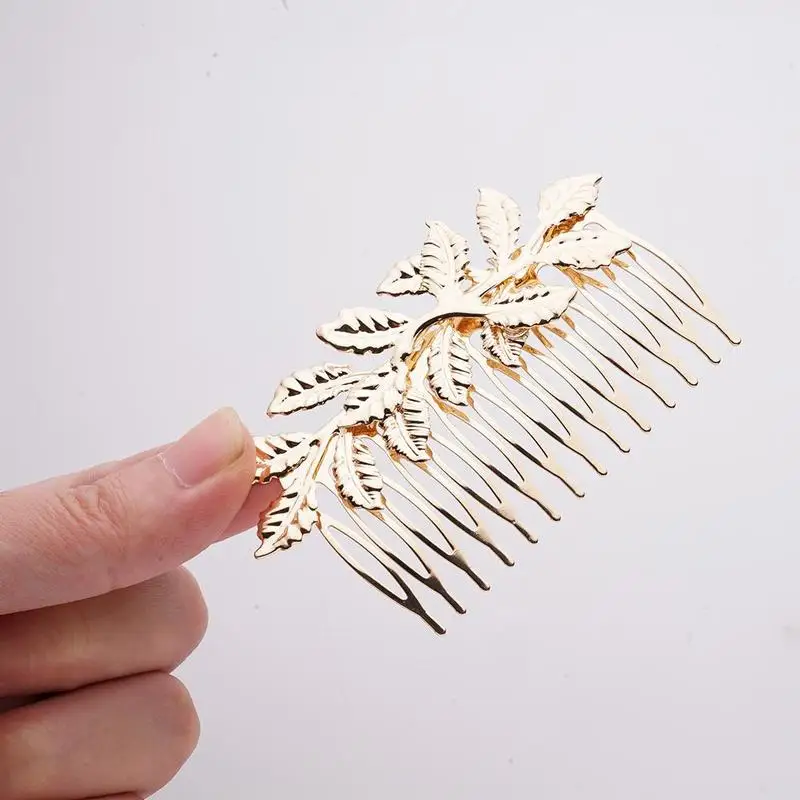 Модная расческа для волос в стиле панк женщин и девочек расчески с золотыми