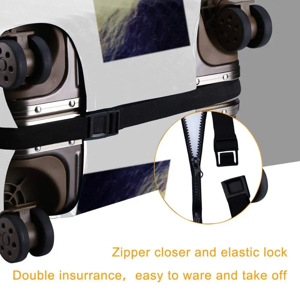 King Of The Jungle Cross With Lion 2020 new funny diy design travel accessories Protector Luggage Cover tag 28 inch luggage | Багаж и