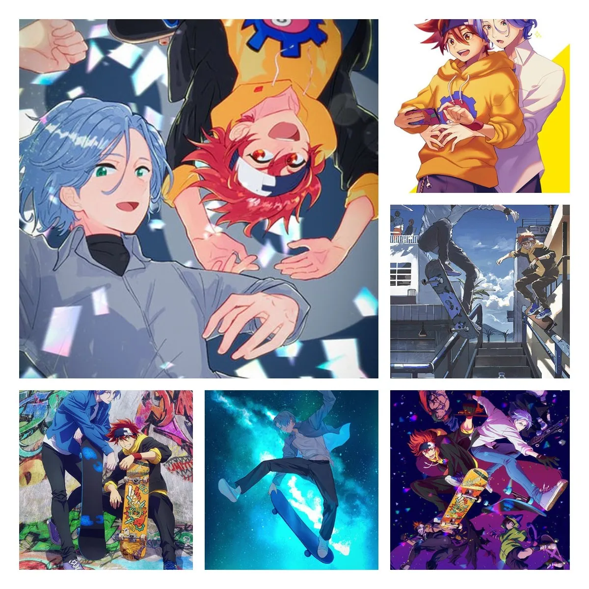 

5D DIY Diamond Painting NEW Anime SK8 The Infinity SK EIGHT Reki Kyan Japanese Diamond Mosaic Embroidery Cross Stitch Set Decor