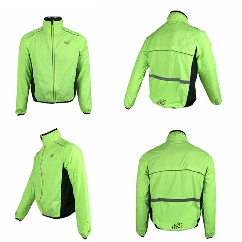 Ветрозащитная быстросохнущая велосипедная куртка Мужская водонепроницаемая