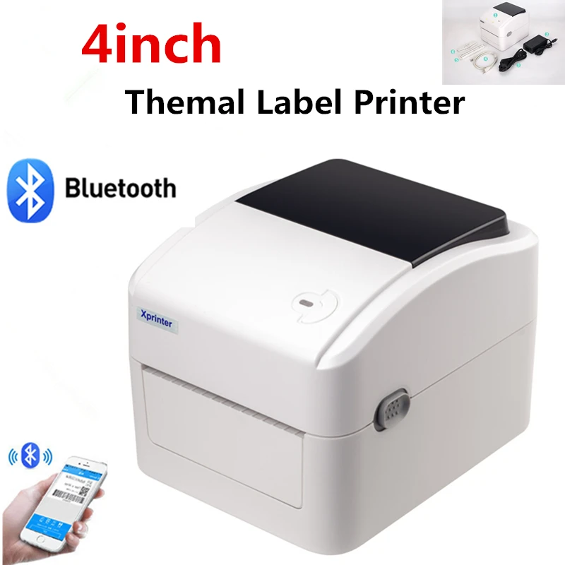 100mm width High print speed 152mm/s thermal label printer thermal barcode thermal shipping label printer support QR code