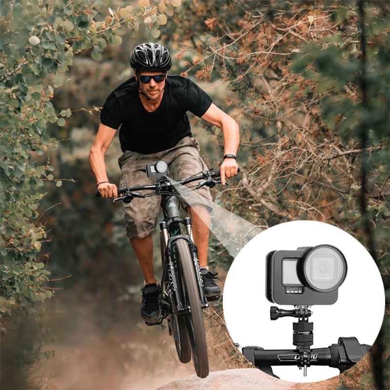 Алюминиевый чехол с ЧПУ для GoPro Hero 10 9 черный металлический защитный рамка