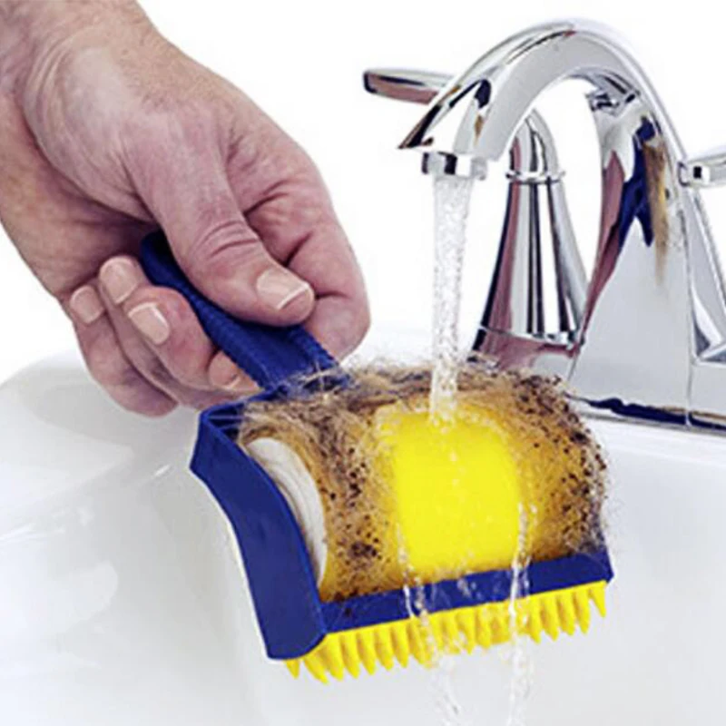 

The new dual purpose dust roller brush tool is convenient to clean the fluff brush pet hair remover dog cat hair brush base furn