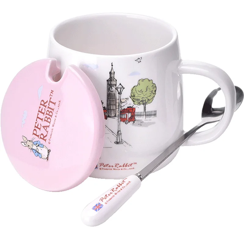 Производство стаканов 2019 с крышкой мультяшная детская ложка креативная