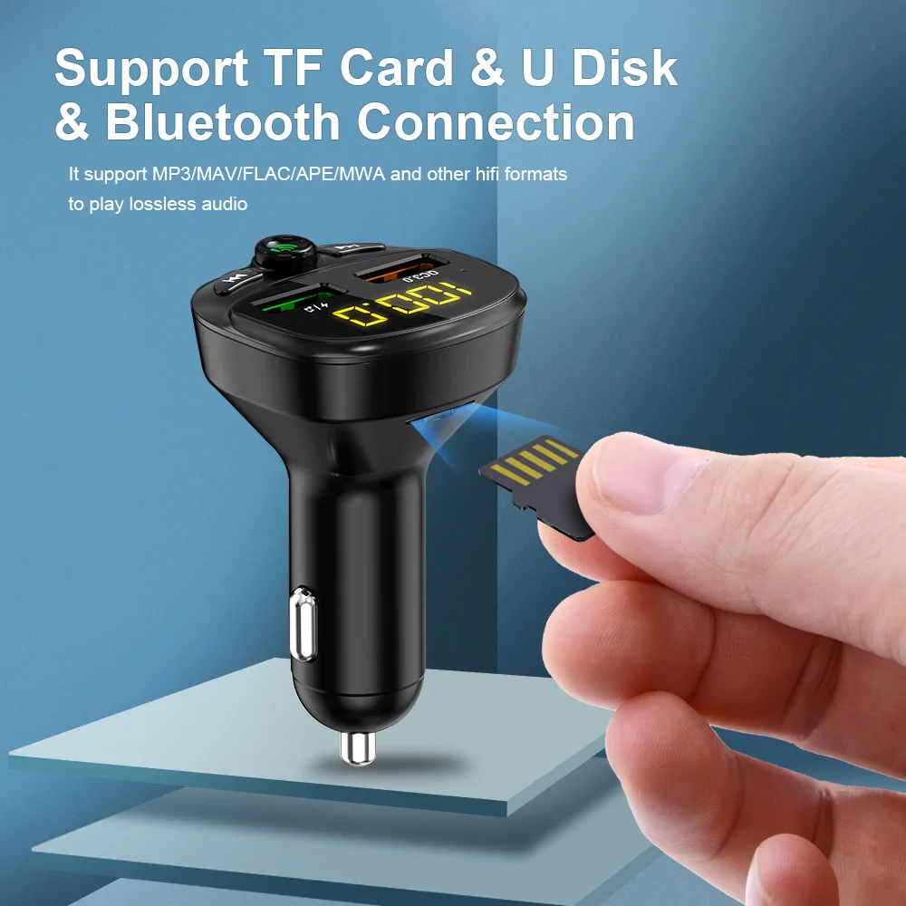 FM-трансмиттер Udyr с Bluetooth и 2 USB-портами 3 4 А | Мобильные телефоны аксессуары