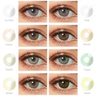 Линзы для глаз натурального цвета коричневый зеленый синий цвет контактные линзы для глаз 1 год Градуированные линзы натурального цвета глаз Красота глаз