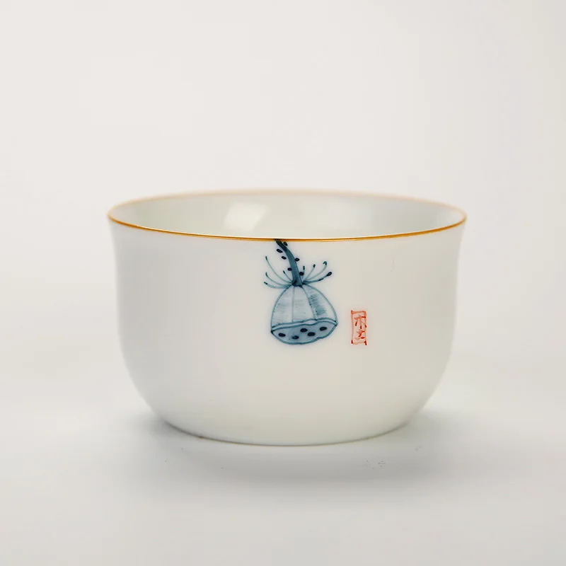 Высококачественная чайная чашка белые фарфоровые чайные чашки ручная роспись