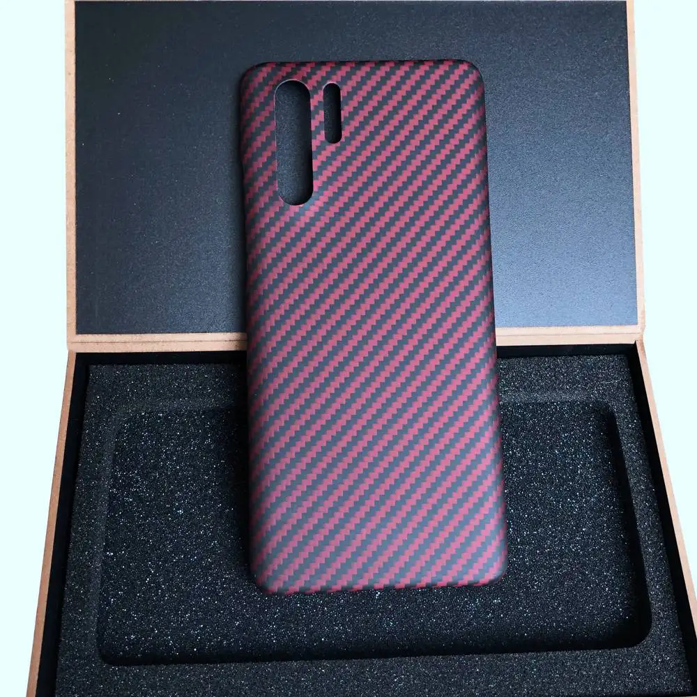 P30PRO matte red Чехол из углеродного волокна для huawei P30 PRO P30 P20 PRO P20 Ультратонкий чехол ручной работы - Цвет: P30PRO matte red