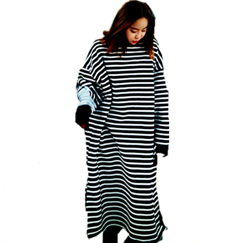 LANMREM 2020 весна новый свитер платье Женская длинная секция Корейская версия