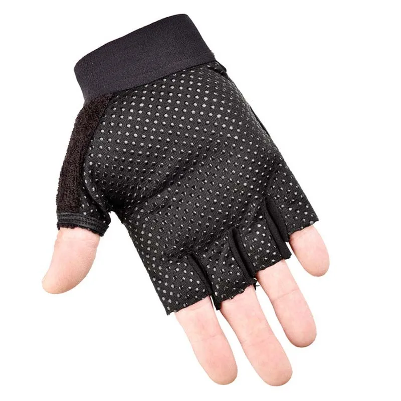 Мотоциклетные Перчатки с открытыми пальцами Нескользящие износостойкие дышащие