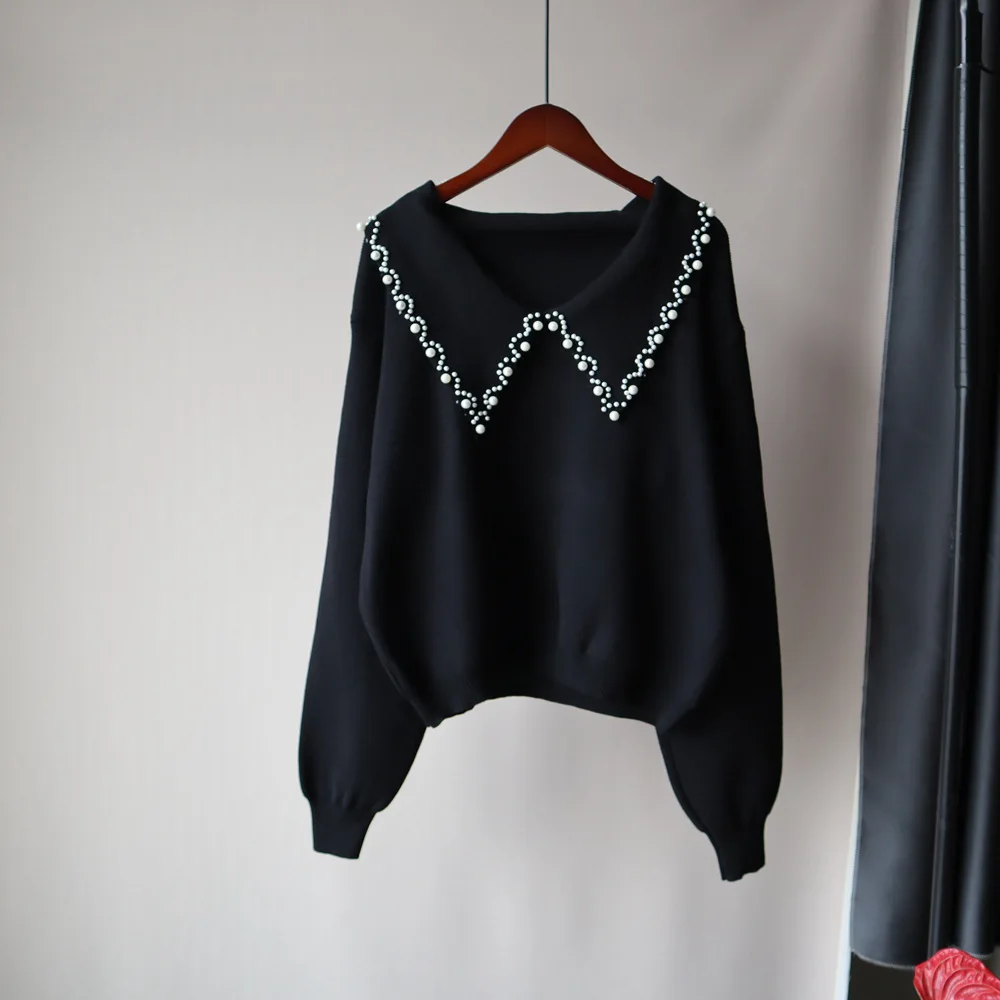 

Sweater women's pullover 2021 new loose-fitting knit top fashion one