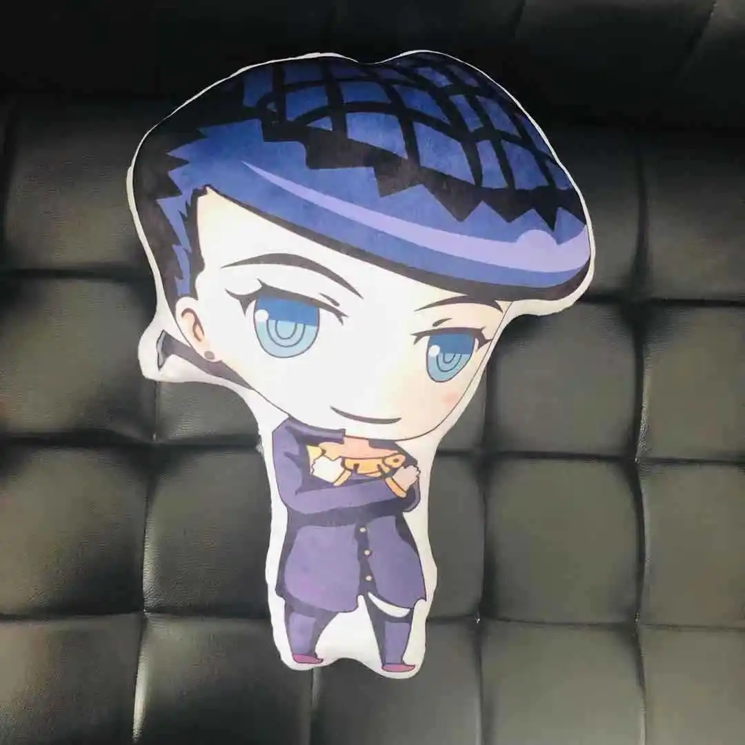 1 шт. Милый 10см Аниме JoJos Bizarre Adventure Плюшевая Кукла Куджо Джотаро Какёин Нориаки Мешок Подвеска-Брелоки Игрушки