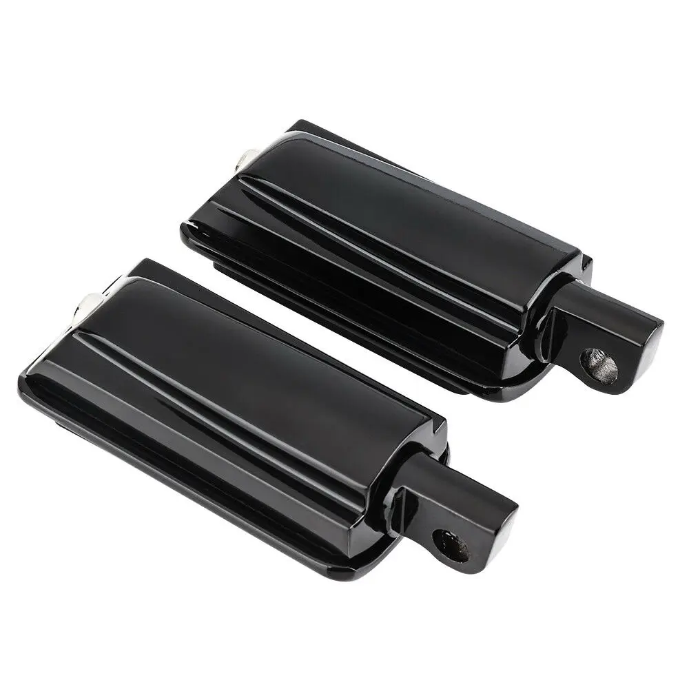 Male Mount Motorcycle Rubber Footrest Footpegs Floorboard For Harley Iron XL 883 1200 Street 750 500 Touring Custom Dyna Softail