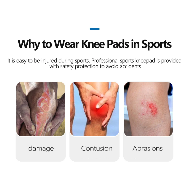 

1pc Sports Knee Pads Anti-collision Fitness Kneepad Protective Leggings Breathable Bandage Knee Brace Basketball Running Support